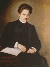 Portrait of the conductor and composer Gustav Jenner (1865-1920), c. 1895. Creator: Anonymous.