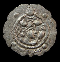 Coin of the Hephthalites, End of the 5th century . Creator: Numismatic, Ancient Coins  .