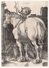 The Large Horse, 1505. Creator: Dürer, Albrecht (1471-1528).