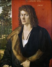 Portrait of Oswolt Krel, 1499. Creator: Dürer, Albrecht (1471-1528).