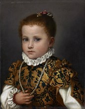 Portrait of a little girl from the Redetti family, 1570-1572. Creator: Moroni, Giovan Battista (1520/25-1578).