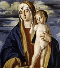 Madonna and Child (From the Cornalba Polyptych), c. 1496. Creator: Caselli, Cristoforo (ca 1460-1521).