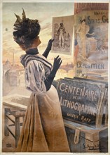 Centenaire de la Lithographie, Galerie Rapp, 1895. Creator: D'Alesi, Hugo (1849-1906).