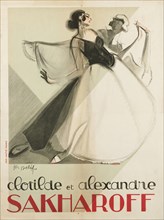 Clotilde et Alexandre Sakharoff, 1923. Creator: Delif, M. (active 1920s).