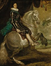 Portrait of Louis XIII of France (1601-1643) on horseback, 1620s. Creator: Rubens, Peter Paul, (School)  .
