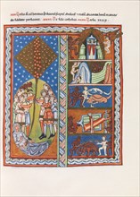 Miniature from Liber Scivias by Hildegard of Bingen, ca 1155. Creator: Anonymous.