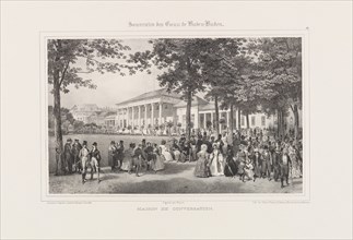 Maison de Conversation (Conversation House), Baden-Baden, c. 1840. Creator: Jacottet, Jean (1806-1880).