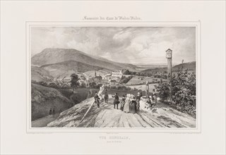 View of Baden-Baden, c. 1840. Creator: Jacottet, Jean (1806-1880).
