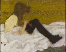 La Jeune fille aux bas noirs, 1893. Creator: Bonnard, Pierre (1867-1947).