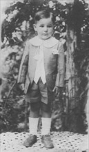 Fidel Castro, aged three, in his family home in Biran, 1929. Creator: Anonymous.