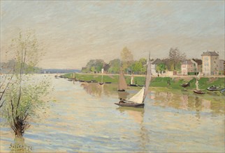 La Seine à Argenteuil, 1872. Creator: Sisley, Alfred (1839-1899).