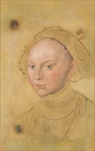 Portrait of Princess Catherine of Brunswick-Grubenhagen (1524-1581), ca 1540-1541. Creator: Cranach, Lucas, the Younger (1515-1586).