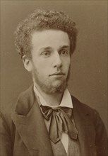 Portrait of the composer Paul Véronge de La Nux (1853-1928), c. 1880. Creator: Photo studio Nadar.