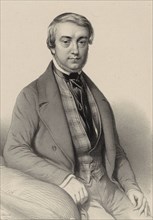 Portrait of the composer Adolphe Le Carpentier (1809-1869), 1860. Creator: Alophe, Marie-Alexandre Menut (1812-1883).