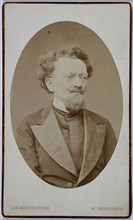Portrait of the violinist and composer Apolinary Katski (1825-1879), c. 1875. Creator: Mieczkowski, Jan (1830-1889).