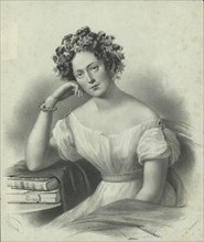 Portrait of Maria Szymanowska (1789-1831). Creator: Borel, Pyotr Fyodorovich (1829-1898).