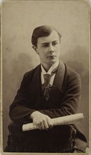 Portrait of the pianist and composer Josef Casimir Hofmann (1876-1957), ca 1896. Creator: Photo studio V. Vysotsky, Kiev  .