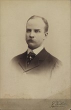Portrait of the violinist and composer Emil Mlynarski (1870-1935), c. 1895. Creator: Photo studio Jadwiga Golcz.