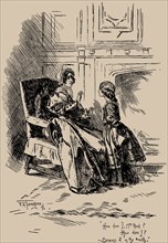 Illustration for "Jane Eyre" by Charlotte Brontë. "How dare I, Mrs Reed? How dare I? Because... Creator: Townsend, Frederick Henry (1868-1920).