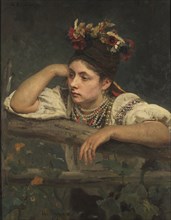 Ukrainian woman, 1875. Creator: Repin, Ilya Yefimovich (1844-1930).