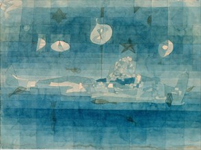 Sunken island, 1923. Creator: Klee, Paul (1879-1940).