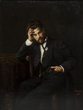 Portrait of the conductor and composer Eduard Nápravník (1839-1916), 1889. Creator: Kohanova, V. (active ca 1900).