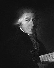 Portrait of the composer Giuseppe Sarti (1729-1802), c. 1798. Creator: Tonci, Salvatore (1756-1844).