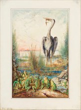 The frogs asking for a king (Les Grenouilles qui demandent un Roi) , 1881. Creator: Moreau, Gustave (1826-1898).