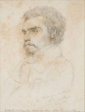 Portrait of the artist Alexandre Cabanel (1823-1889), 1846. Creator: Benouville, François-Léon (1821-1859).