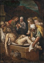 The Entombment of Christ, ca 1585-1590 . Creator: Gambara, Lattanzio (c. 1530-1574).
