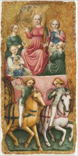 The Chariot Tarot Card, ca 1441. Creator: Maître du Chariot d?Issy (active 1440s).