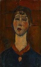 Portrait of Madame Dorival, c. 1916. Creator: Modigliani, Amedeo (1884-1920).