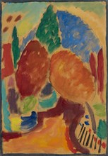 Variation: The Orange Path, 1916. Creator: Javlensky, Alexei, von (1864-1941).
