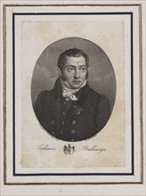 Portrait of the author Faddei Bulgarin (1789-1859), 1832. Creator: Kostecki, Franciszek (active 1819-1831).