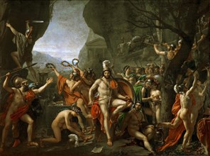 Leonidas at Thermopylae, 1814. Creator: David, Jacques Louis (1748-1825).