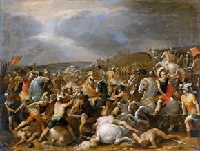 Battle of Tullus Hostilius against the Forces of Veii, ca. 1597. Creator: Cesari, Giuseppe (1568-1640).