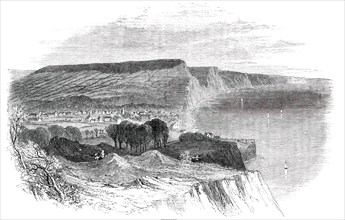 Watering-Places of Devon - Sidmouth, 1850. Creators: Birket Foster, Edmund Evans.