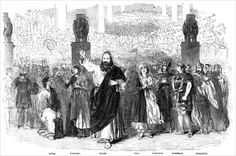 Scene form "Zora", at the Royal Italian Opera, 1850. Creator: Unknown.