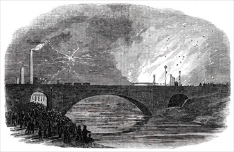 Great Fire at Bristol, 1850. Creator: Unknown.
