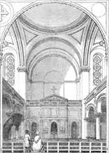 Interior of the New Greek Church London Wall, 1850. Creator: Unknown.
