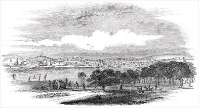 Melbourne, the Capital of Port Phillip, 1850. Creator: Unknown.