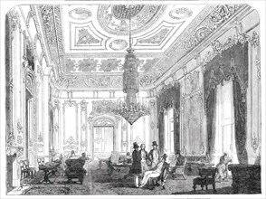 The Military, Naval, and County Service Club, St. James's-Street - Principal Drawing-Room, 1850. Creator: Unknown.