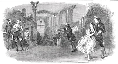 Scene from the Opera of "Le Val d'Andorre", at the St. James's Theatre, 1850. Creator: Unknown.