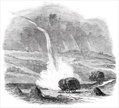 Waterspout at New Galloway, 1850. Creator: Unknown.