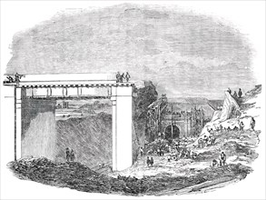 Fallen Railway Arches in Copenhagen-Fields, 1850. Creator: Unknown.