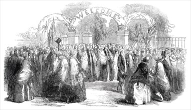 Founding of the The New School at Loughborough - the Procession, 1850. Creator: Unknown.