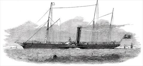 The New Steam-Packet, "Her Majesty", 1850. Creator: Unknown.