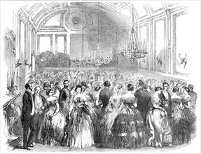 The County Hunt Ball, in the New Hall, at Reading, 1850. Creator: Unknown.