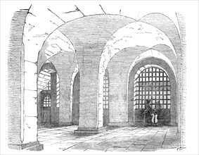 Corridor, Newgate Prison, 1850. Creator: Unknown.
