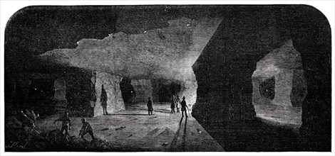 The Marston Salt-Pit, 1850. Creator: S Read.